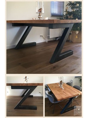 Güven Dekoratif Z model metal Ayak 70 cm x 60 cm