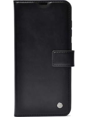 Gpack Huawei P Smart S Kılıf Kar Delüx Cüzdan Kartvizitli Kopçalı Siyah