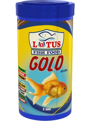 Lotus Gold Natural Algae Sarımsak Japon Balığı Yemi 1000 ml