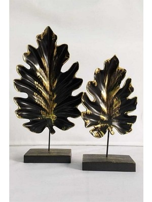 Art Home Dekoratif Amazon Obje Siyah 2'li