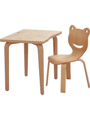 Ens Kids Collection Frog Ahşap Masa Takımı
