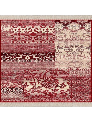 Bona Fortuna Kilim Desenli Dijital Baskı Yıkanabilir Kaymaz Taban Etnik Salon Halısı Yolluk