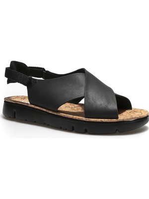 Camper Kadın Sandalet K200157-022 Oruga Sandal Siyah