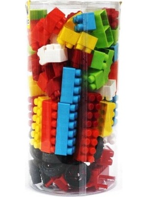 Deniz Plastik Dev Blok Seti 120 Parça (Ev ve Araba Malzemeli)