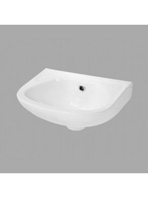 Ece Banyo Tek Parça 35 cm Lavabo Batarya Deliksiz