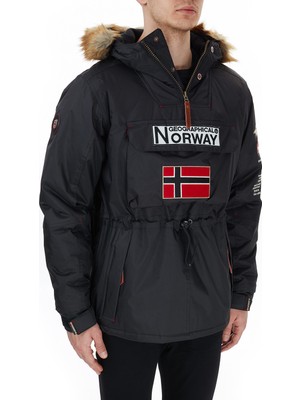 Norway Geographical Kapüşonlu Outdoor Erkek Parka Barman