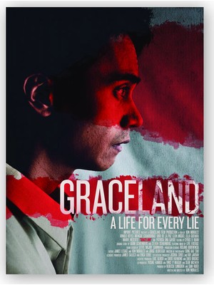 Caka Tablo   Ahşap Tablo Graceland Film Afişi