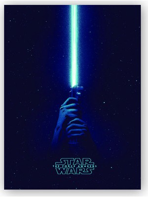 Caka Tablo   Ahşap Tablo Star Wars Kılıç