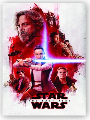 Caka Tablo   Ahşap Tablo Star Wars Film Afişi