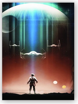 Caka Tablo   Ahşap Tablo Star Wars