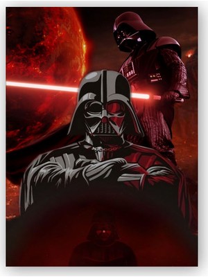 Caka Tablo   Ahşap Tablo Star Wars Savaşçılar