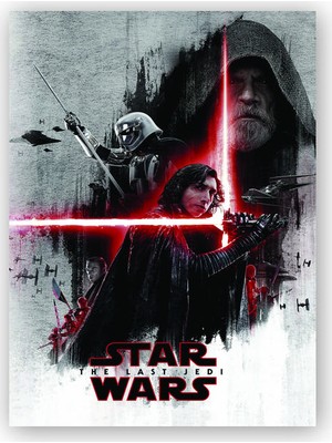 Caka Tablo   Ahşap Tablo Star Wars The Last Jedi