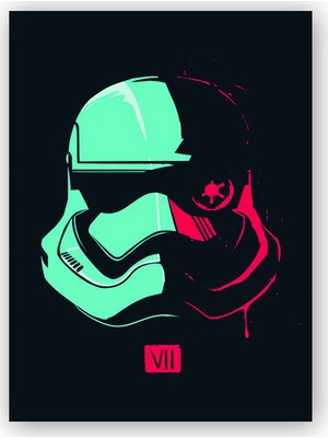 Caka Tablo   Ahşap Tablo Star Wars 7