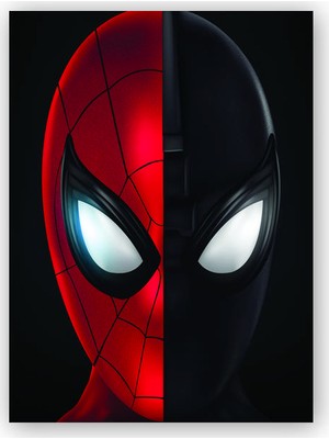 Caka Tablo   Ahşap Tablo Spider-Man Evden Uzakta İki Yüz