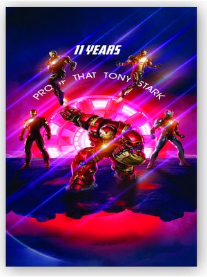 Caka Tablo   Ahşap Tablo Hulkbuster Tribute Iron Man