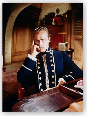 Caka Tablo   Ahşap Tablo Marlon Brando Denizde İsyan