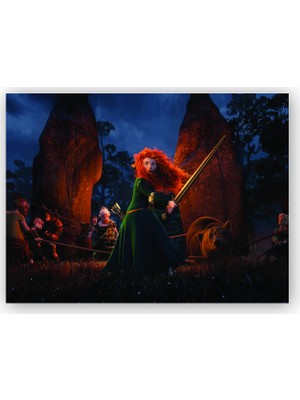 Caka Tablo   Ahşap Tablo Brave Görsel