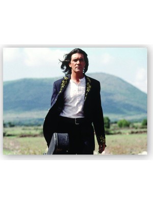 Caka Tablo   Ahşap Tablo Antonio Banderas