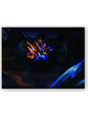 Caka Tablo   Ahşap Tablo Galaxy Slayer Zedlol