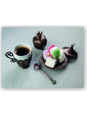 Caka Tablo   Ahşap Tablo Kahve ve Kokum