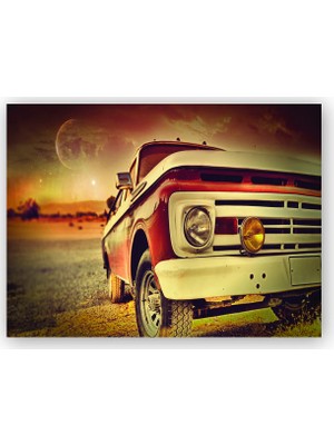 Caka Tablo   Ahşap Tablo Kamyonet Klasik