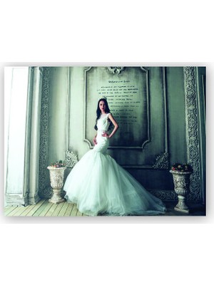 Caka Tablo   Ahşap Tablo Zarif Gelin