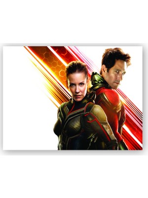 Caka Tablo   Ahşap Tablo Ant Man ve Hope Van Dyne Görseli