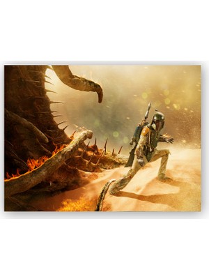 Caka Tablo   Ahşap Tablo Star Wars Return of The Jedi Boba Feet