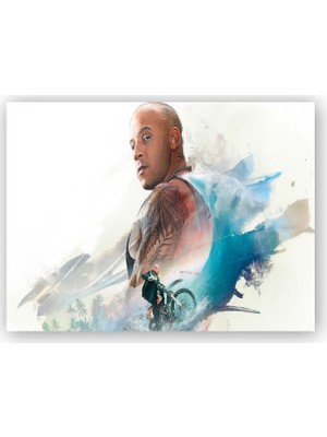 Caka Tablo   Ahşap Tablo Vin Diesel XXX Return of Xander Cage
