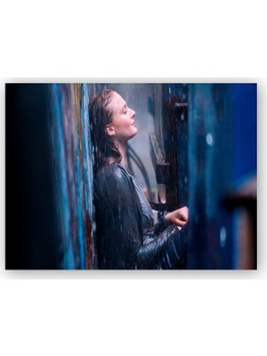 Caka Tablo   Ahşap Tablo X Men Sophie Turner