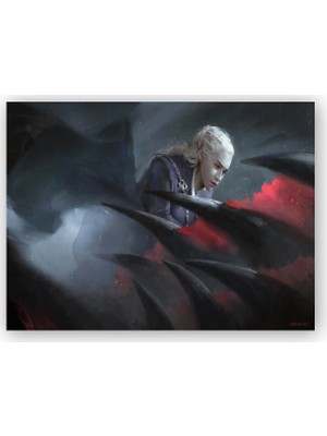 Caka Tablo   Ahşap Tablo Game Of Thrones Daenerys Targaryen