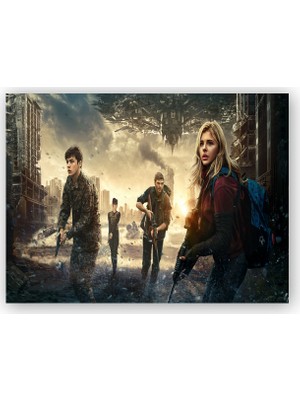 Caka Tablo   Ahşap Tablo 5.Dalga Chloe Moretz