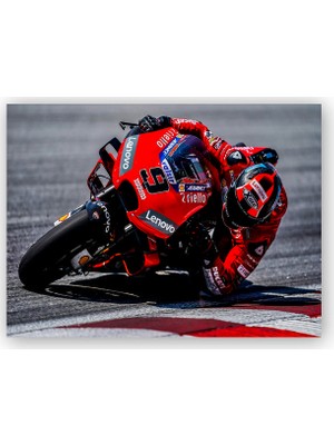 Caka Tablo   Ahşap Tablo Ducati Corse Moto GP Danilo Petrucci