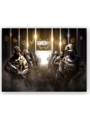 Caka Tablo   Ahşap Tablo Rainbow Six Siege Pro League