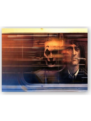 Caka Tablo   Ahşap Tablo Arthur Fleck ve Joker