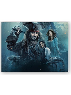 Caka Tablo   Ahşap Tablo Karayip Korsanları Film