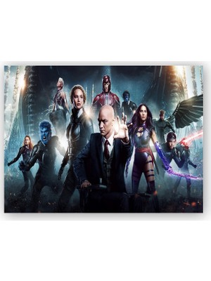Caka Tablo   Ahşap Tablo X Men Ekip