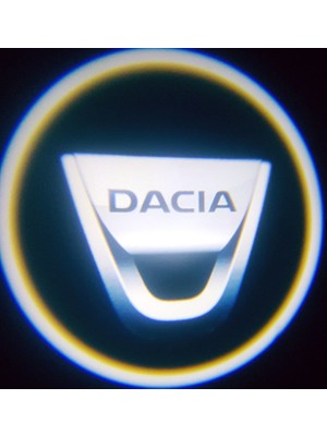 Femex DACİA Araçlar Için Pilli Yapıştırmalı Kapı Altı LED Logo