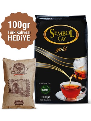 Sembol Çay Gold 1 kg ( Türk Kahvesi Hediyeli 100 gr )