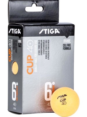 Stiga Cup 6lı Masa Tenisi Pinpon Topu Turuncu (1110-2503)