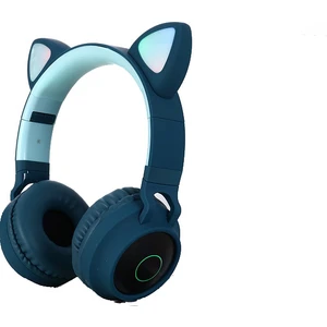 Sw Future BT028C Kadın Kedi Kulak Bluetooth Kablosuz Katlanır Kulaklık (Yurt Dışından)