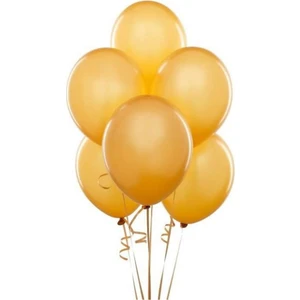 Altın Gold Renk Metalik Balon 5 Adet  5'li Paket