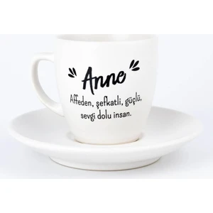 Palto Tasarım Anne Krem Türk Kahvesi Fincanı