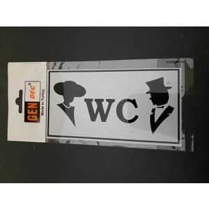 Wc Tuvalet Bay Bayan 8 cm x 15 cm