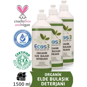 Organik Elde Bulaşık Deterjanı 500 ml x 3lü Set