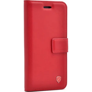 Case Street Alcatel 1s 2020 Kılıf Kar Delüx Cüzdan Kartvizitli Kopçalı Kırmızı