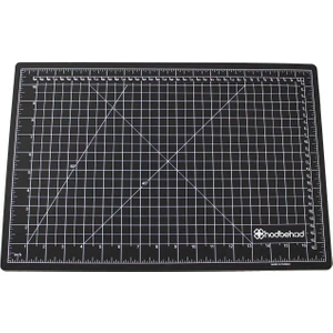 A1 Büyük Boy Siyah Çift Taraflı Kesim Tablası 60 x 90 cm Siyah