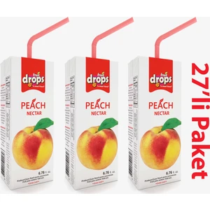 Fruit Drops Şeftali Nektarı 200 ml 27'li