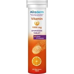 Vitamin C, Çinko, Vitamin D 20 Efervesan Tablet