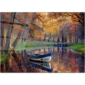 Cam Tablo  Göl Tablo  50X70  Uv Baskı  Temperli Cam